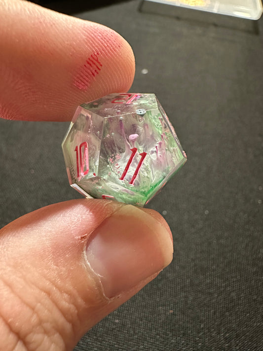 Season 2 - Cyber Breach- 8 Piece Polyhedral Resin Dice Set