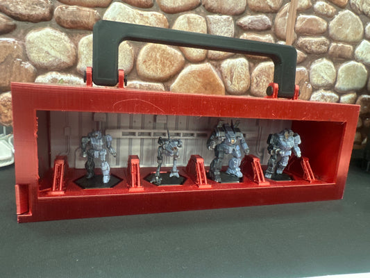 Battletech Lance Carry Case and Diorama