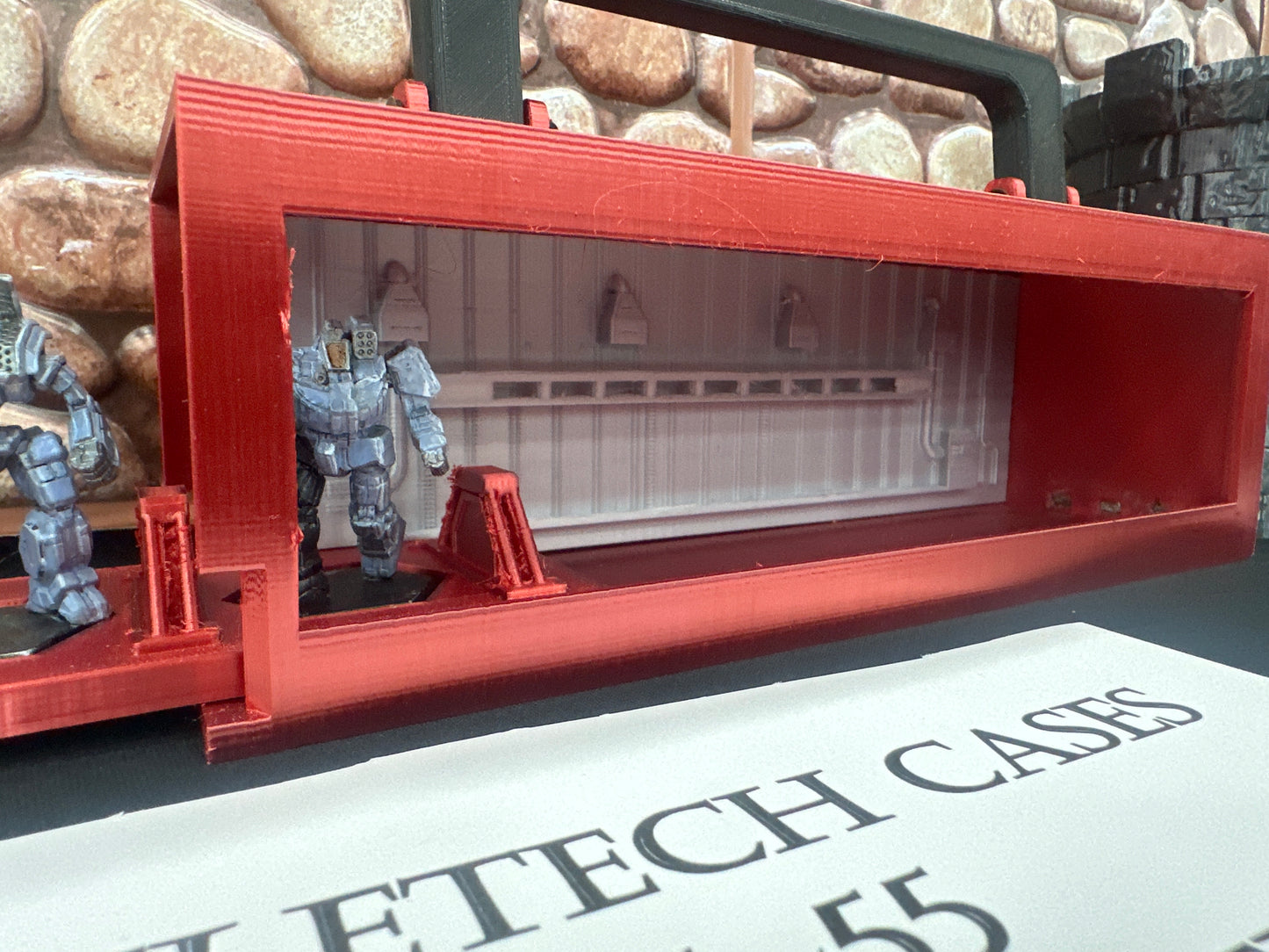 Battletech Lance Carry Case and Diorama