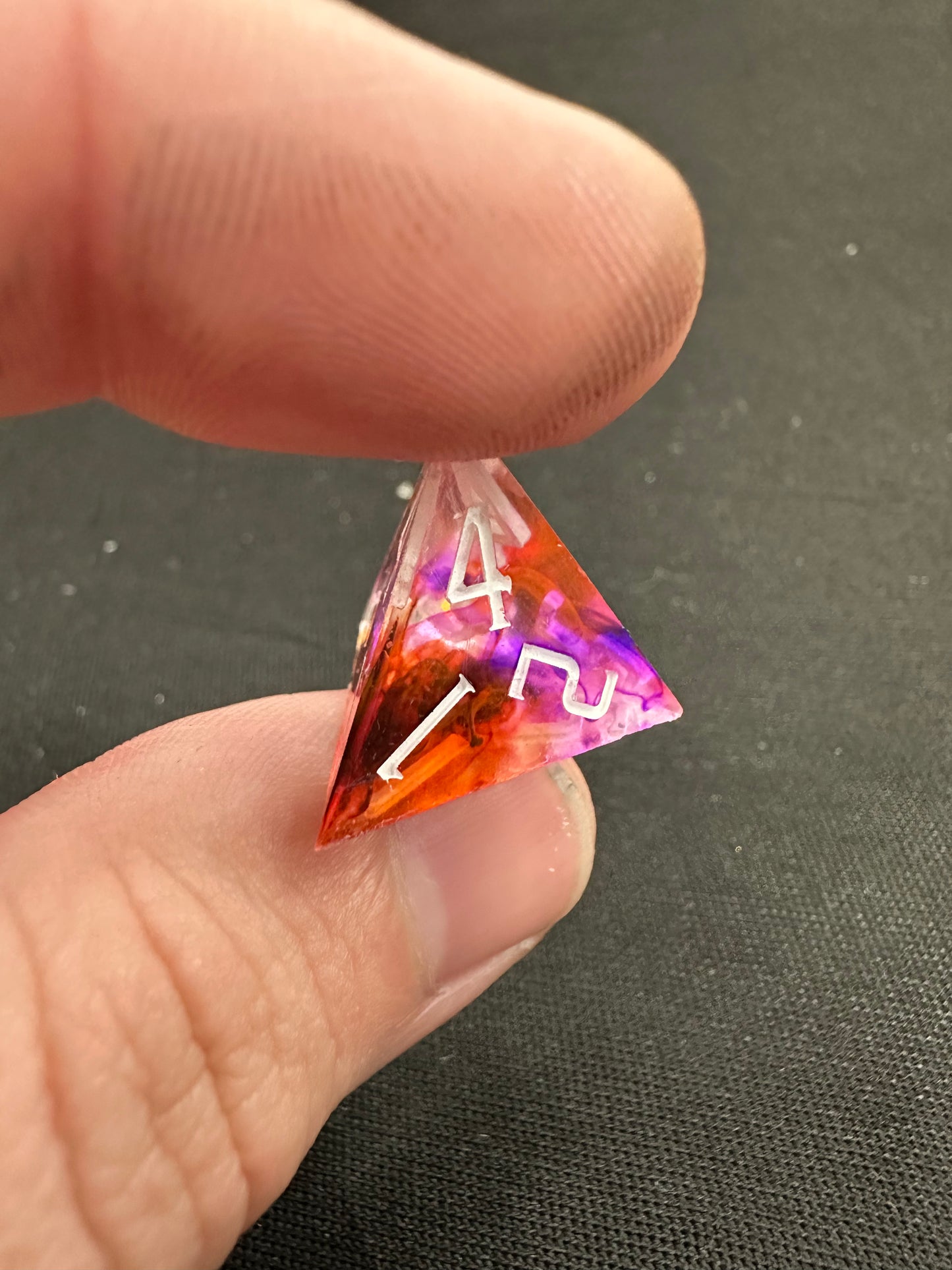 Season 2 - Ametrine - 8 Piece Polyhedral Resin Dice Set
